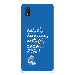 Funda para Alcatel 1B 2020 del Real Sociedad de Fútbol Real grito aficion  - Licencia Oficial Real Sociedad de Fútbol