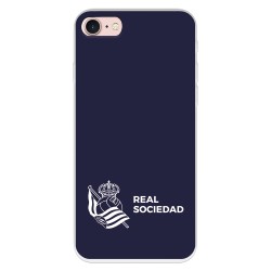 Funda para iPhone 8 del Real Sociedad de Fútbol Real fondo azul oscuro  - Licencia Oficial Real Sociedad de Fútbol