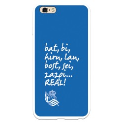 Funda para iPhone 6 Plus del Real Sociedad de Fútbol Real grito aficion  - Licencia Oficial Real Sociedad de Fútbol