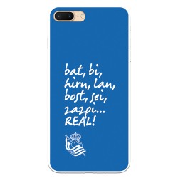 Funda para iPhone 7 Plus del Real Sociedad de Fútbol Real grito aficion  - Licencia Oficial Real Sociedad de Fútbol