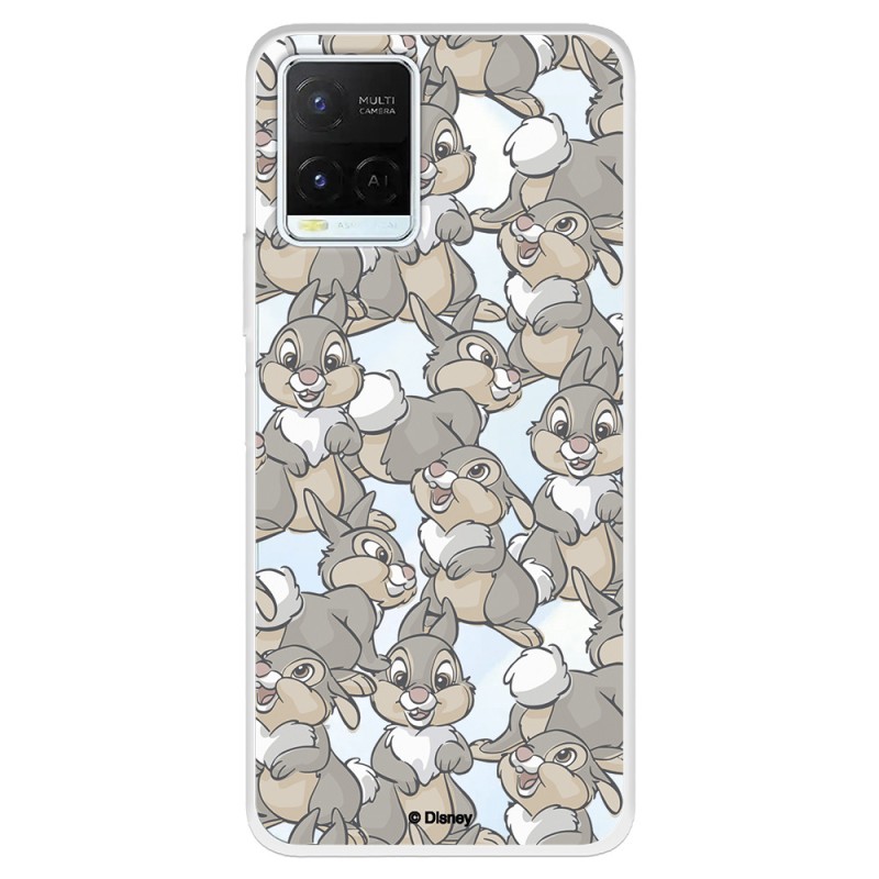 Funda para Vivo Y21 Oficial de Disney Tambor Patrones - Bambi