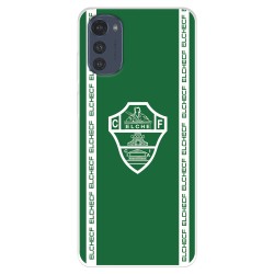 Funda para Motorola Moto E32 del Elche CF Escudo Fondo Verde  - Licencia Oficial Elche CF