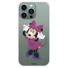 Funda para iPhone 14 Pro Max Oficial de Disney Minnie Rosa - Clásicos Disney
