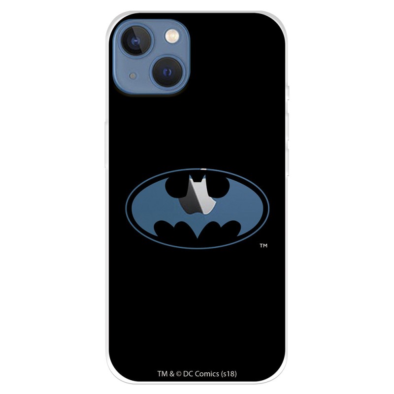 Funda para iPhone 14 Plus Oficial de DC Comics Batman Logo Transparente - DC Comics