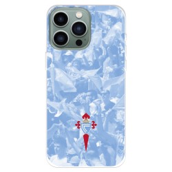 Funda para iPhone 14 Pro Max del RC Celta Escudo Fondo Hinchada  - Licencia Oficial RC Celta