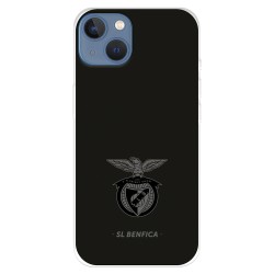 Funda para iPhone 14 Plus del Benfica Escudo Fondo Negro  - Licencia Oficial Benfica