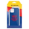 Funda para iPhone 14 Plus del FC Barcelona Escudo Rojo Fondo Azul  - Licencia Oficial FC Barcelona