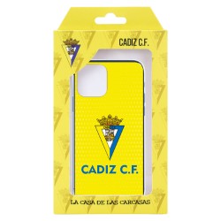 Funda para iPhone 14 Plus del Cádiz CF Fondo Amarillo  - Licencia Oficial Cádiz CF