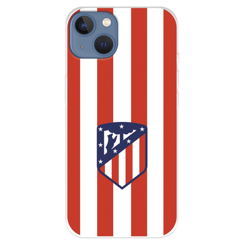 Funda para iPhone 14 Plus del Atlético de Madrid Escudo Rojiblanco  - Licencia Oficial Atlético de Madrid