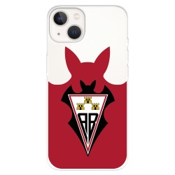 Funda para iPhone 14 del Albacete Balompié Escudo Fondo Rojo  - Licencia Oficial Albacete Balompié