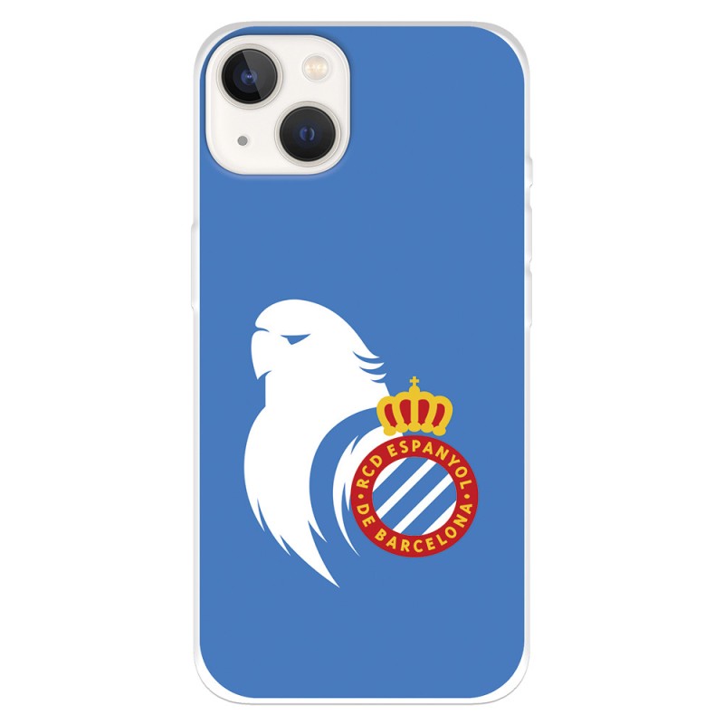 Funda para iPhone 14 del RCD Espanyol Escudo Perico  - Licencia Oficial RCD Espanyol