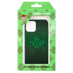 Funda para iPhone 14 del Real Betis Balompié Escudo Verde Fondo trama  - Licencia Oficial Real Betis Balompié