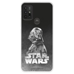 Funda para Motorola Moto G10 Oficial de Star Wars Darth Vader Fondo negro - Star Wars