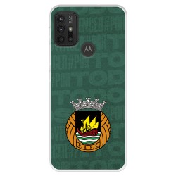 Funda para Motorola Moto G10 del Rio Ave FC Escudo Fondo Verde  - Licencia Oficial Rio Ave FC