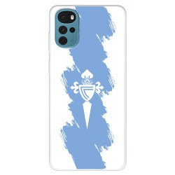 Funda para Motorola Moto G22 del RC Celta Escudo Trazo Azul - Licencia Oficial RC Celta