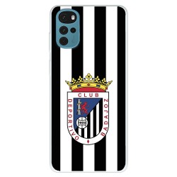 Funda para Motorola Moto G22 del Club Deportivo Badajoz Escudo Blanquinegro - Licencia Oficial Club Deportivo Badajoz