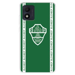 Funda para Alcatel 1B 2022 del Elche CF Escudo Fondo Verde - Licencia Oficial Elche CF