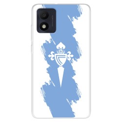 Funda para Alcatel 1B 2022 del RC Celta Escudo Trazo Azul - Licencia Oficial RC Celta