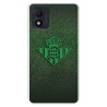 Funda para Alcatel 1B 2022 del Real Betis Balompié Escudo Verde Fondo trama - Licencia Oficial Real Betis Balompié