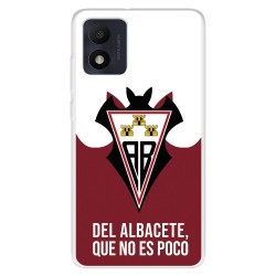 Funda para Alcatel 1B 2022 del Albacete Balompié Escudo "Del Albacete que no es poco" - Licencia Oficial Albacete Balompié