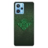 Funda para Realme 9 Pro+ del Real Betis Balompié Escudo Verde Fondo trama - Licencia Oficial Real Betis Balompié