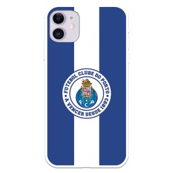 Funda para iPhone 11 del Fútbol Club Oporto Escudo Rayas Azul y blanco  - Licencia Oficial Fútbol Club Oporto