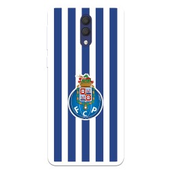 Funda para Alcatel 1X 2019 del Fútbol Club Oporto Escudo Rayas  - Licencia Oficial Fútbol Club Oporto