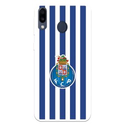 Funda para Samsung Galaxy M20 del Fútbol Club Oporto Escudo Rayas  - Licencia Oficial Fútbol Club Oporto