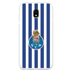 Funda para Samsung Galaxy J3 2017 Europeo del Fútbol Club Oporto Escudo Rayas  - Licencia Oficial Fútbol Club Oporto