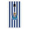 Funda para Samsung Galaxy J3 2017 Europeo del Fútbol Club Oporto Escudo Rayas  - Licencia Oficial Fútbol Club Oporto