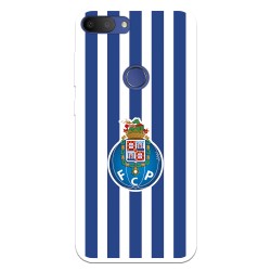 Funda para Alcatel 1S 2019 del Fútbol Club Oporto Escudo Rayas  - Licencia Oficial Fútbol Club Oporto