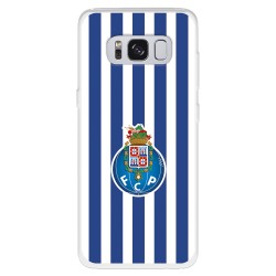 Funda para Samsung Galaxy S8 Plus del Fútbol Club Oporto Escudo Rayas  - Licencia Oficial Fútbol Club Oporto