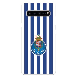 Funda para Samsung Galaxy S10 del Fútbol Club Oporto Escudo Rayas  - Licencia Oficial Fútbol Club Oporto