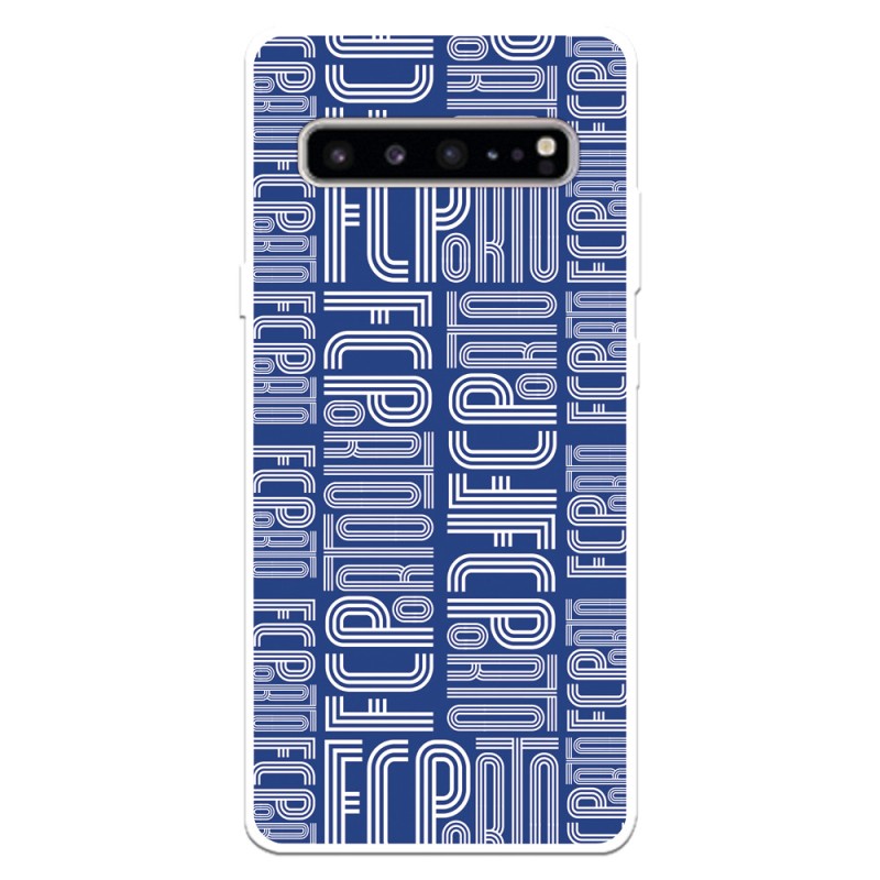 Funda para Samsung Galaxy S10 del Fútbol Club Oporto Nombre Fondo Azul  - Licencia Oficial Fútbol Club Oporto