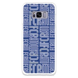 Funda para Samsung Galaxy S8 del Fútbol Club Oporto Nombre Fondo Azul  - Licencia Oficial Fútbol Club Oporto