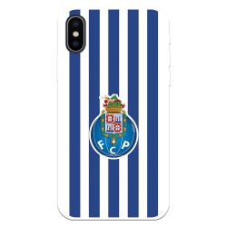 Funda para iPhone X del Fútbol Club Oporto Escudo Rayas  - Licencia Oficial Fútbol Club Oporto