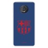 Funda para Motorola Moto G6 del FC Barcelona Escudo Rojo Fondo Azul  - Licencia Oficial FC Barcelona