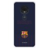 Funda para Motorola Moto G7 Plus del FC Barcelona Barsa Fondo Azul  - Licencia Oficial FC Barcelona