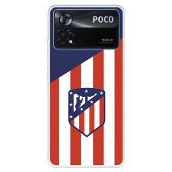 Funda para Xiaomi Poco X4 Pro del Atleti  - Licencia Oficial Atlético de Madrid