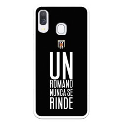 Funda para Samsung Galaxy A40 del Mérida Frase Fondo Negro  - Licencia Oficial Mérida