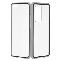 Funda Magnética Plata para Huawei P40 Pro