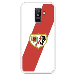 Funda para Samsung Galaxy A6 Plus 2018 del Rayo Vallecano Escudo  - Licencia Oficial Rayo Vallecano