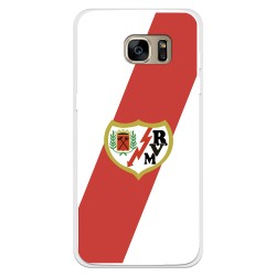 Funda para Samsung Galaxy S7 Edge del Rayo Vallecano Escudo  - Licencia Oficial Rayo Vallecano