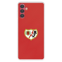 Funda para Samsung Galaxy A13 5G del Rayo Vallecano Escudo Fondo Rojo  - Licencia Oficial Rayo Vallecano