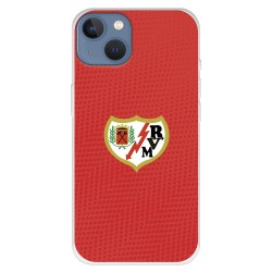 Funda para iPhone 13 del Rayo Vallecano Escudo Fondo Rojo  - Licencia Oficial Rayo Vallecano