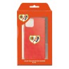 Funda para iPhone 13 del Rayo Vallecano Escudo Fondo Rojo  - Licencia Oficial Rayo Vallecano