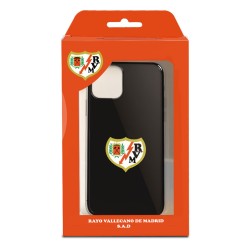 Funda para Samsung Galaxy A20e del Rayo Vallecano Escudo Fondo Negro  - Licencia Oficial Rayo Vallecano