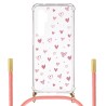 Funda Silicona Colgante Corazones para Xiaomi Mi Note 10 Lite