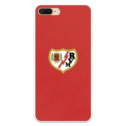 Funda para iPhone 7 Plus del Rayo Vallecano Escudo Fondo Rojo  - Licencia Oficial Rayo Vallecano