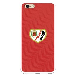 Funda para iPhone 6 Plus del Rayo Vallecano Escudo Fondo Rojo  - Licencia Oficial Rayo Vallecano